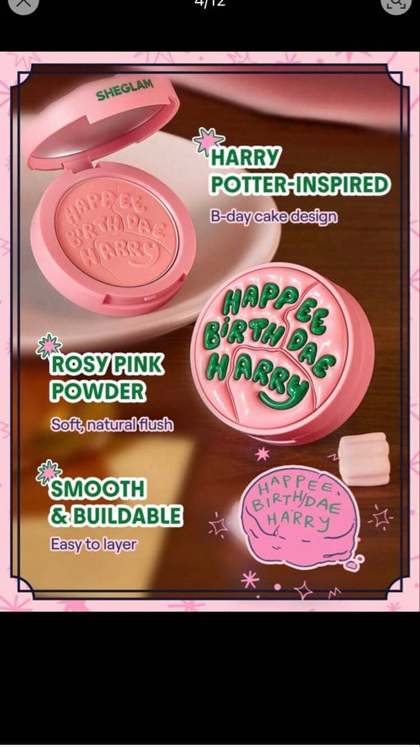 新品未使用Harry Potter×SHEGLAM フルコレクションセット2.0