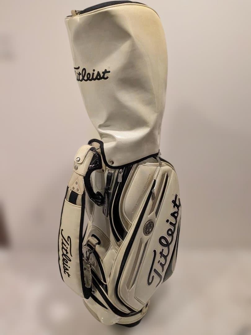 Titleistキャディバッグ CB610WT ホワイト/ブラック ツアーモデル