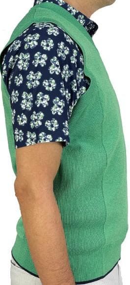 キャロウェイC23119100メンズベスト　グリーン 　Lサイズ