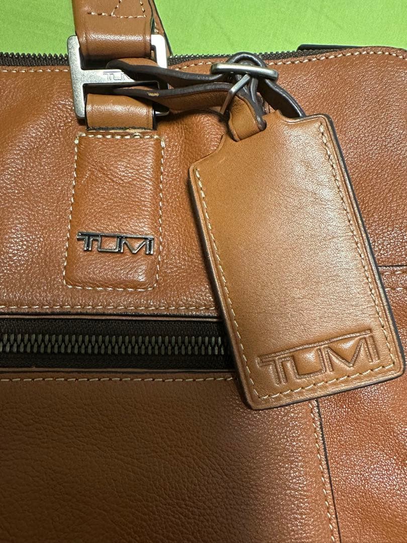 TUMI ブラウン ビジネスバッグ