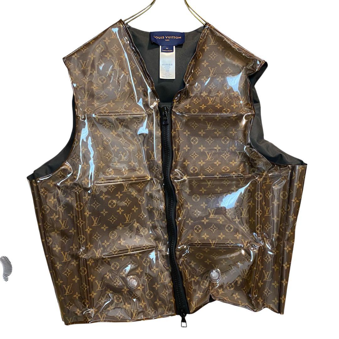 美品 ルイ ヴィトン モノグラム インフレータブル ビニール 50 スイムウェア