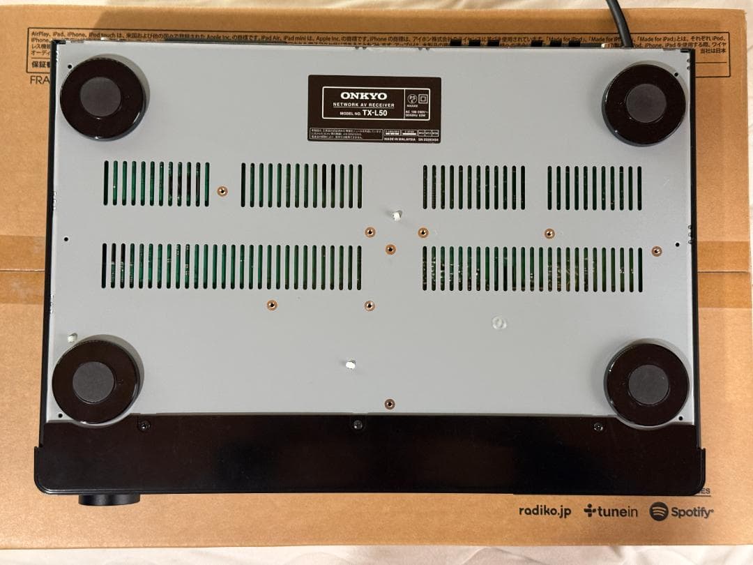ONKYO TX-L50(B) ネットワークAVレシーバー（AVアンプ）