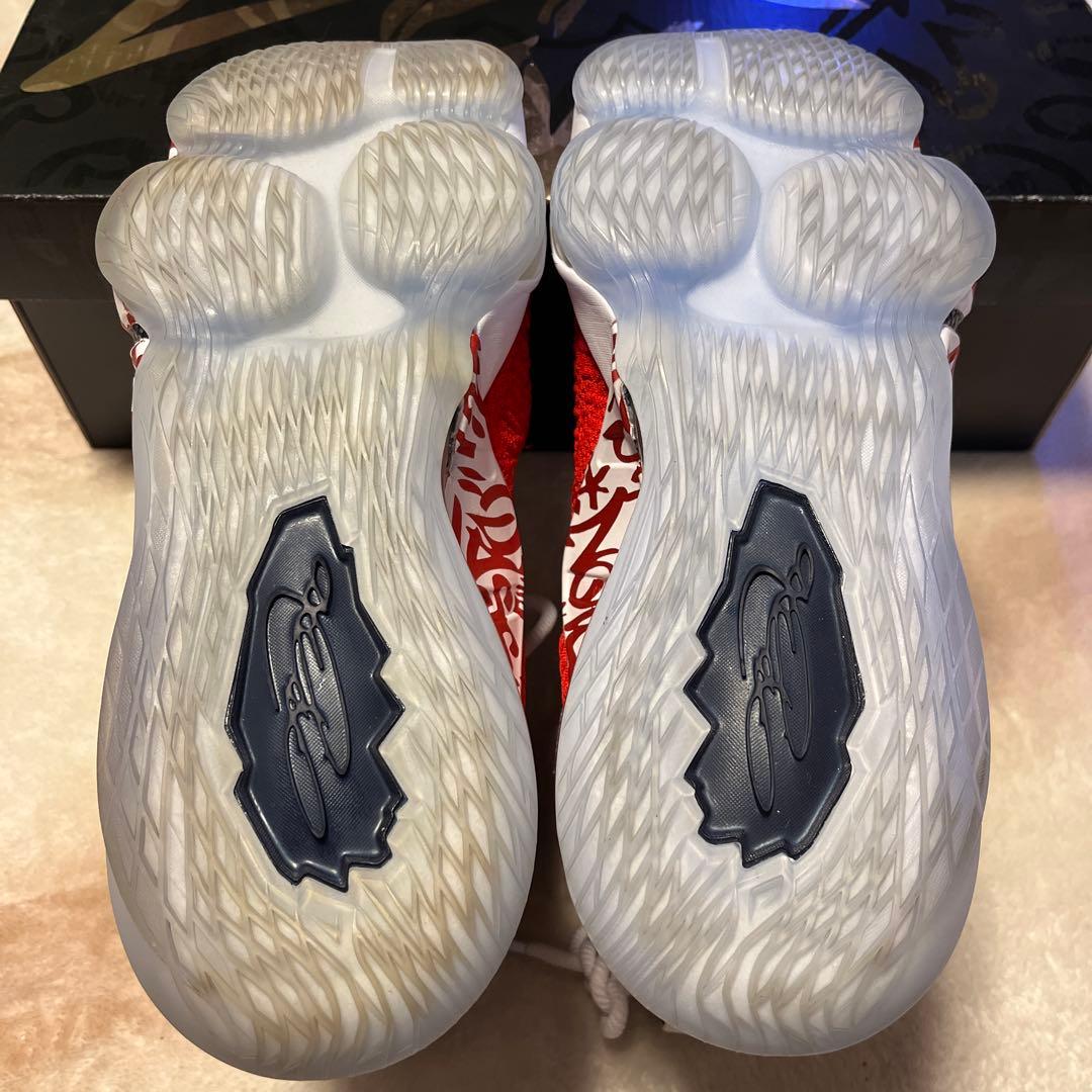 NIKE LeBron XVII バスケットボールシューズ 27cm 赤