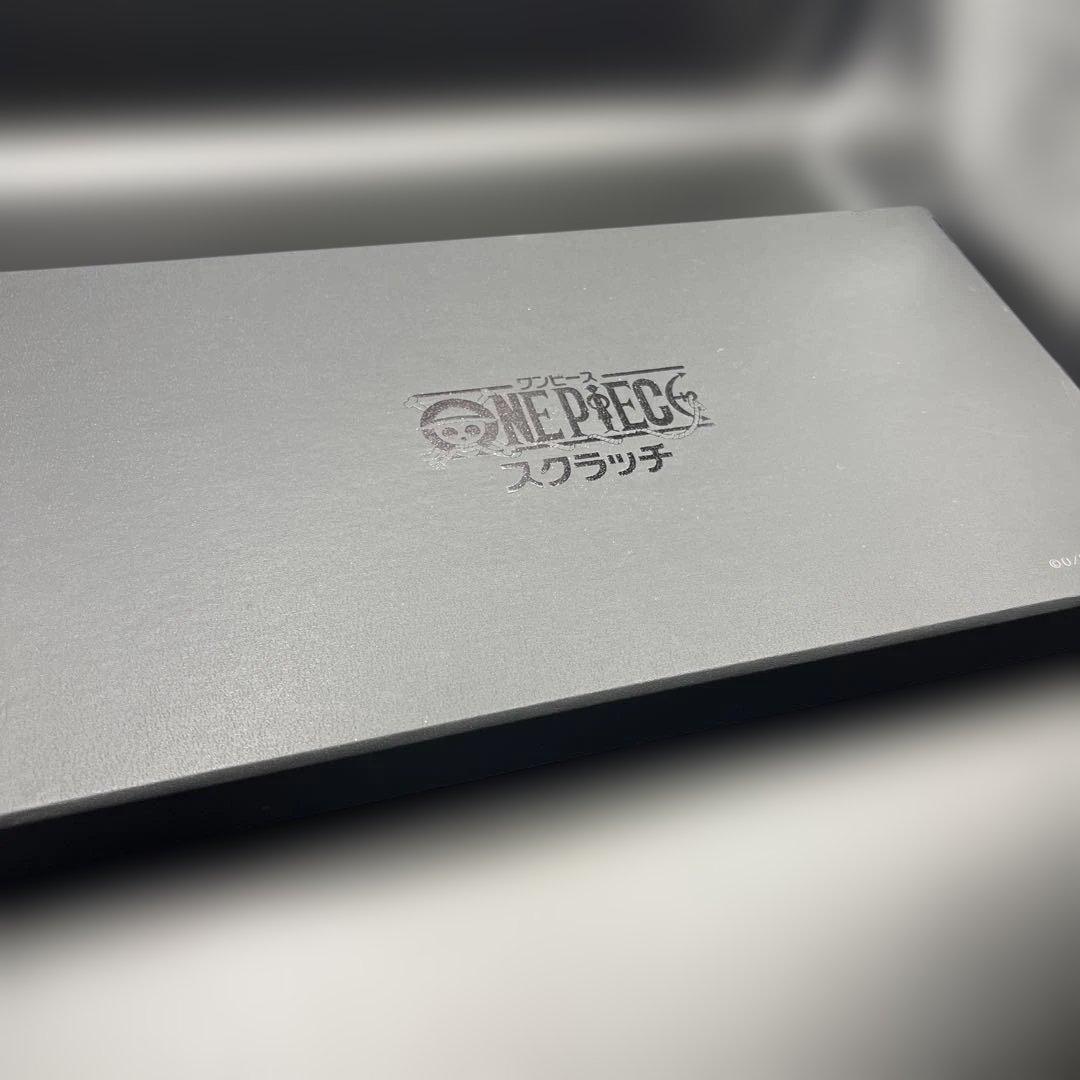 ワンピーススクラッチ　純金製オリジナル　イラストプレート　当選品