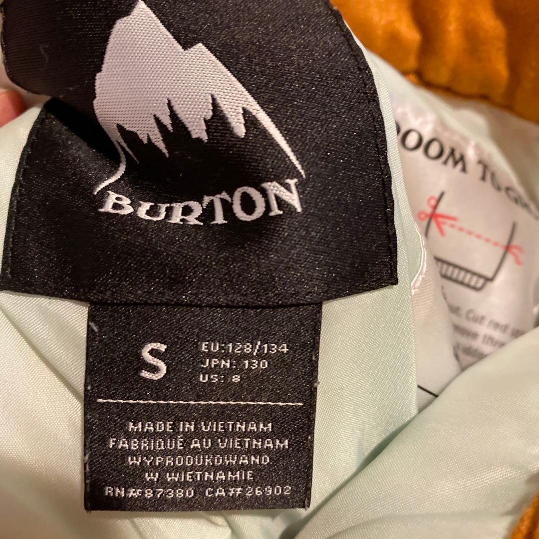 【120cm相当】BURTON キッズ スノーボード ウエア 上下