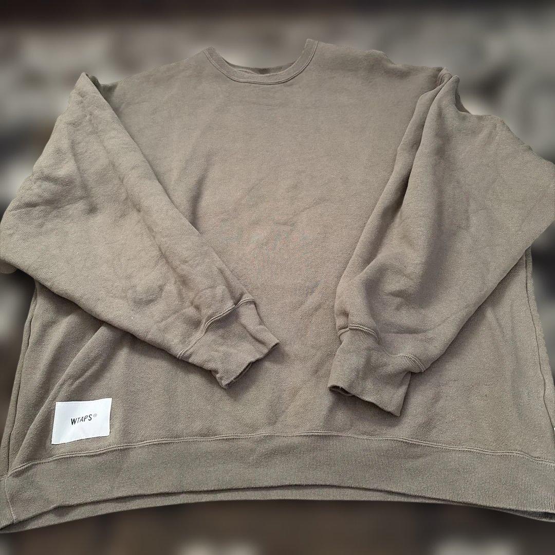 WTAPS クルーネックスウェット オリーブグリーン　04