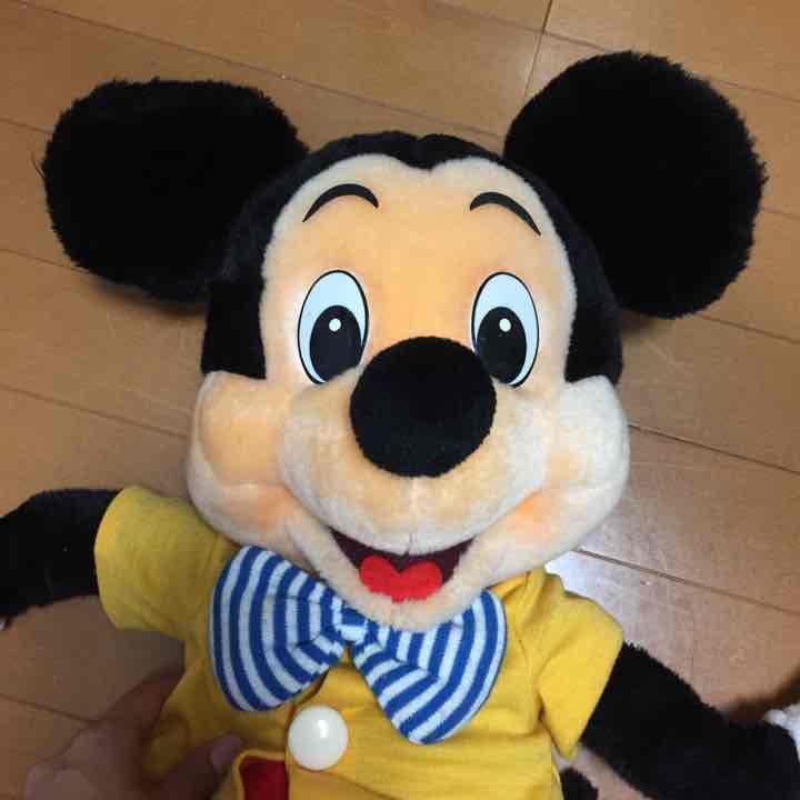 ディズニー ぬいぐるみ ミッキー 特大 ヴィンテージ レトロ