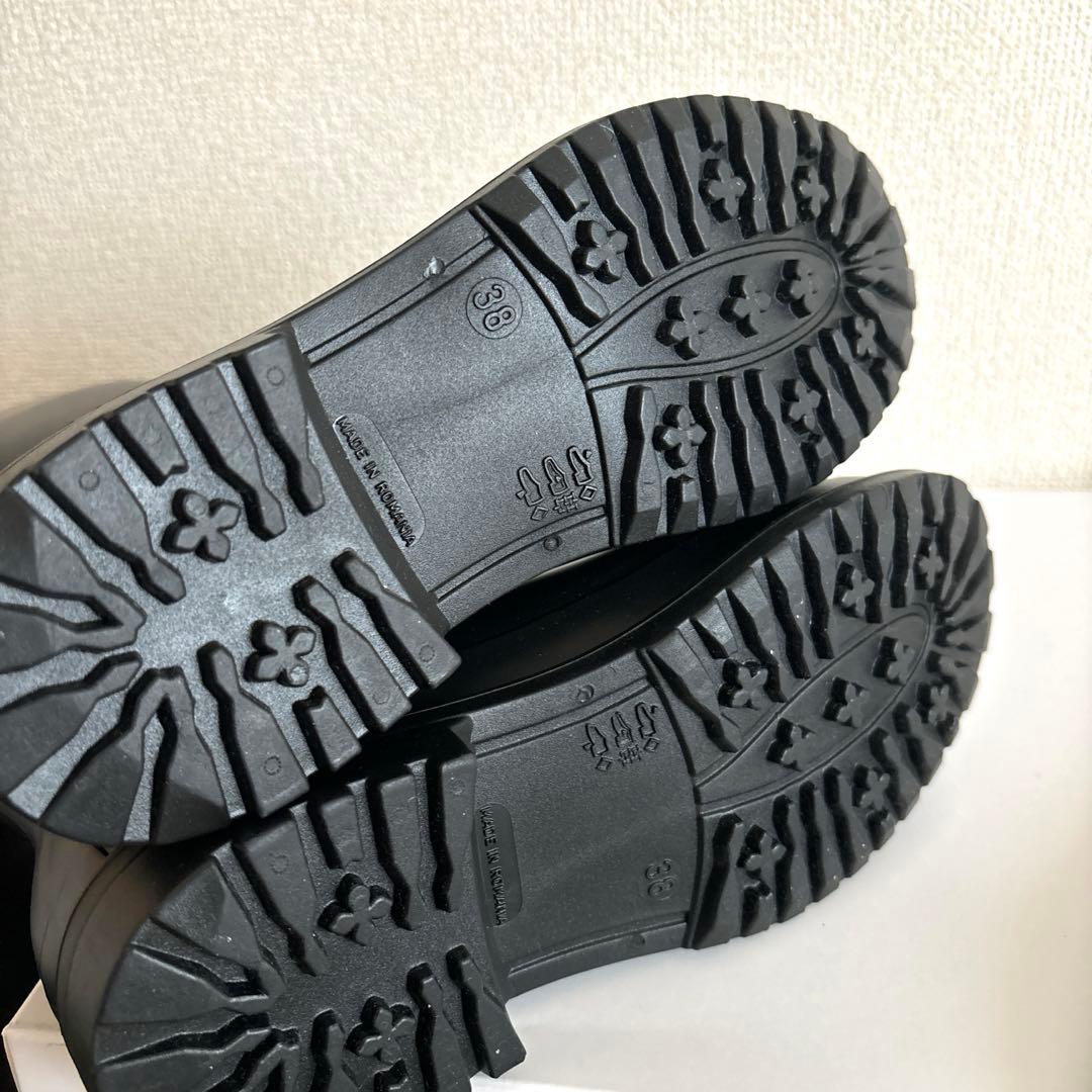 最終値下げ【新品未使用】ブラック　MACKINTOSH レインブーツ 長靴 38