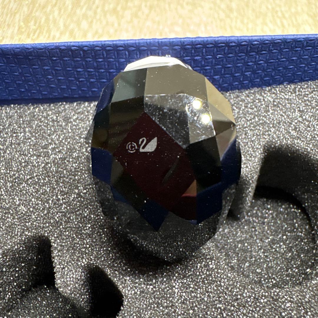 スワロフスキー アヒル型クリスタルフィギュア 2個セット