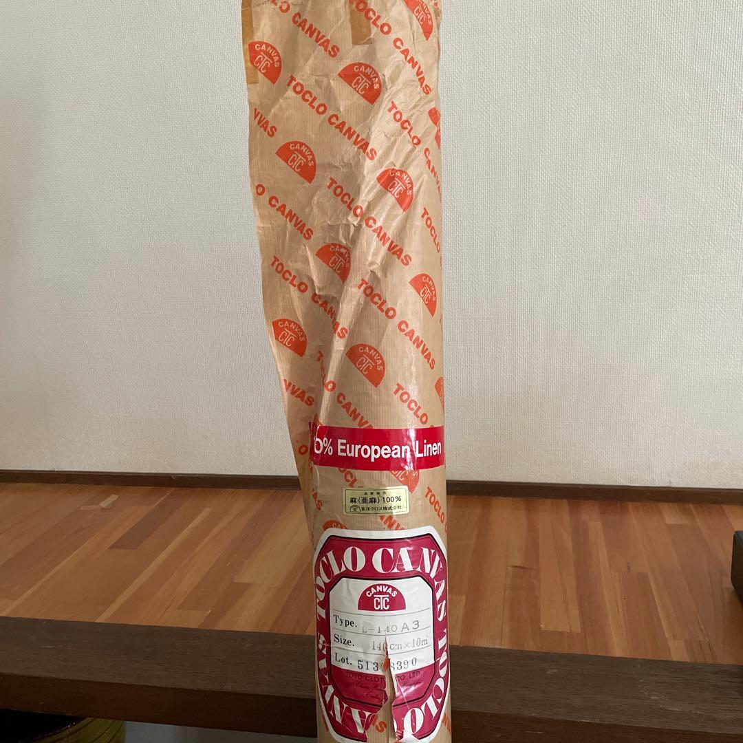 東洋クロス ロールキャンバス L-140A3 油彩140cm×10m 麻100%