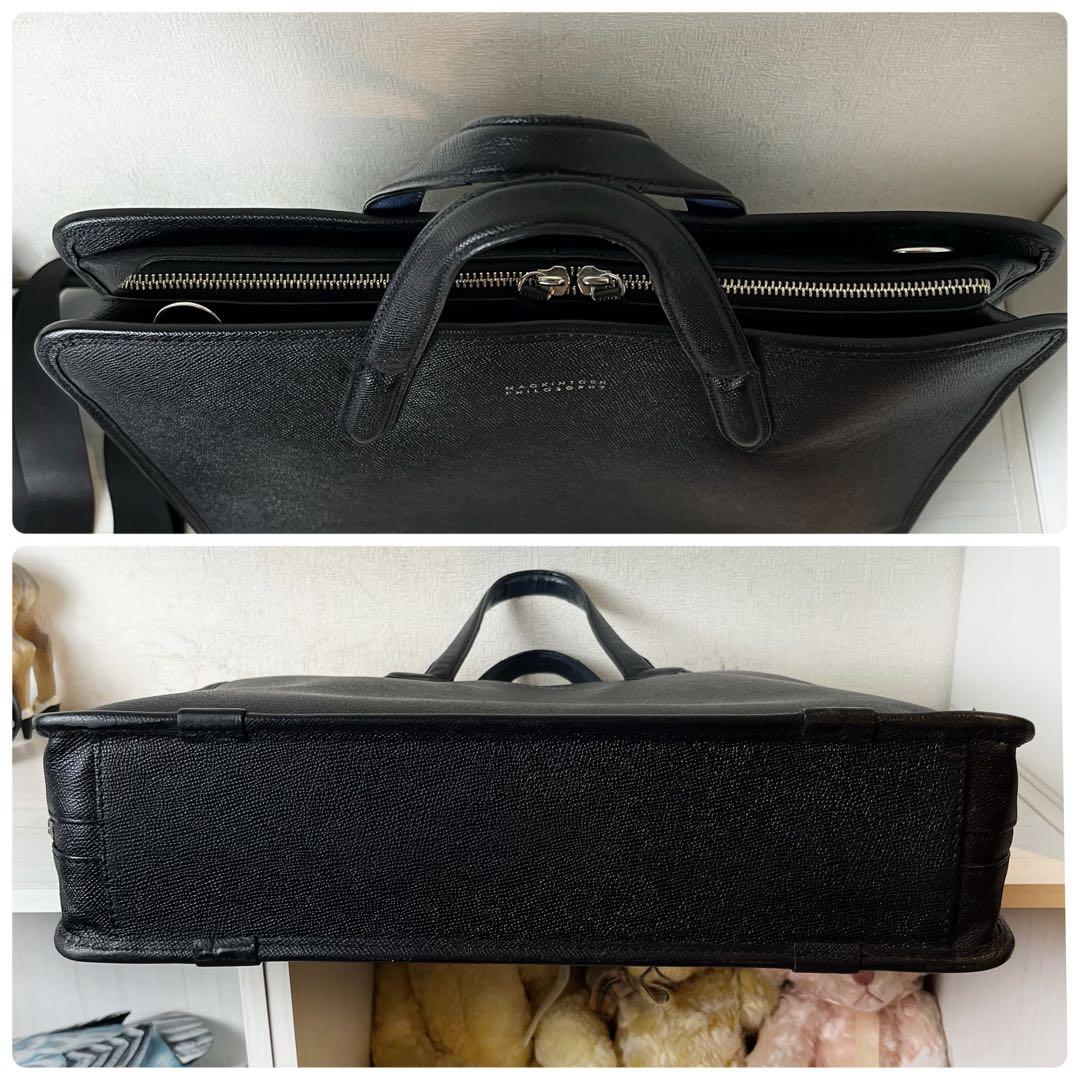 マッキントッシュ レザー ビジネスバッグ スーツケース 2WAY ブラック