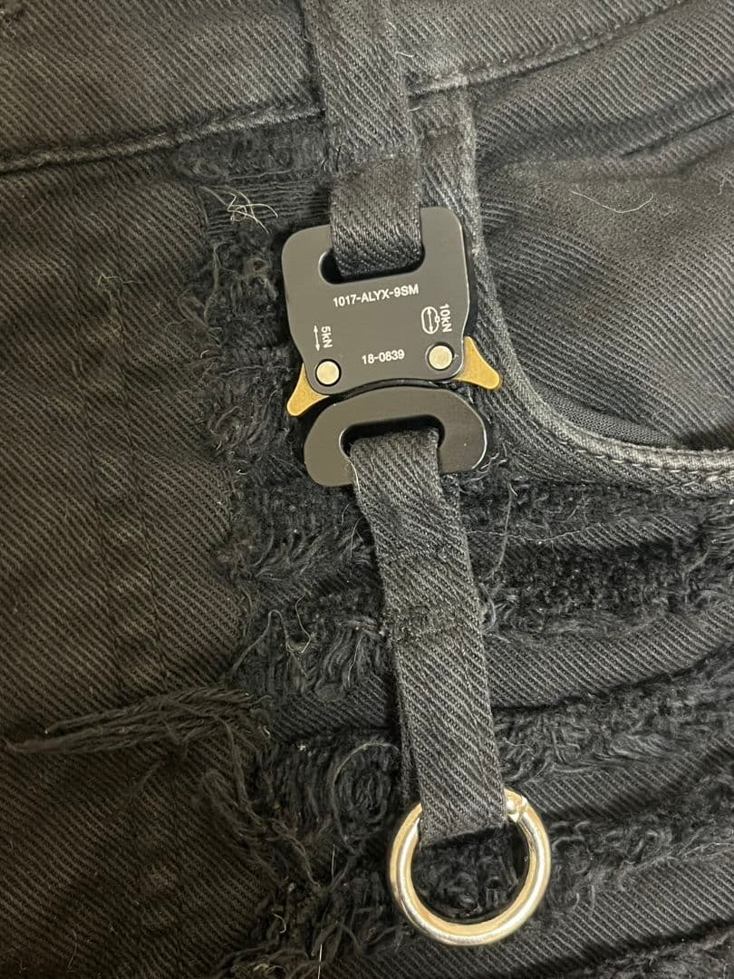 1017 ALYX 9sm×blackmeans クラッシュデニムパンツ