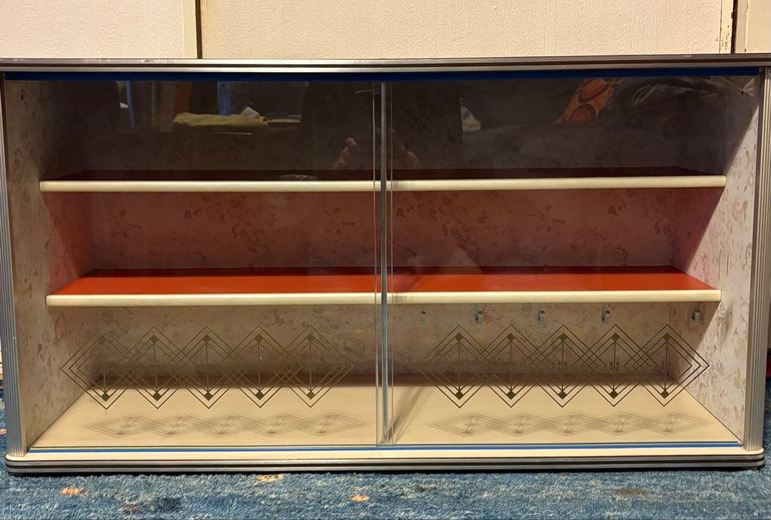 【希少】昭和レトロ MON FURNITUREガラスショーケース70’s ポップ