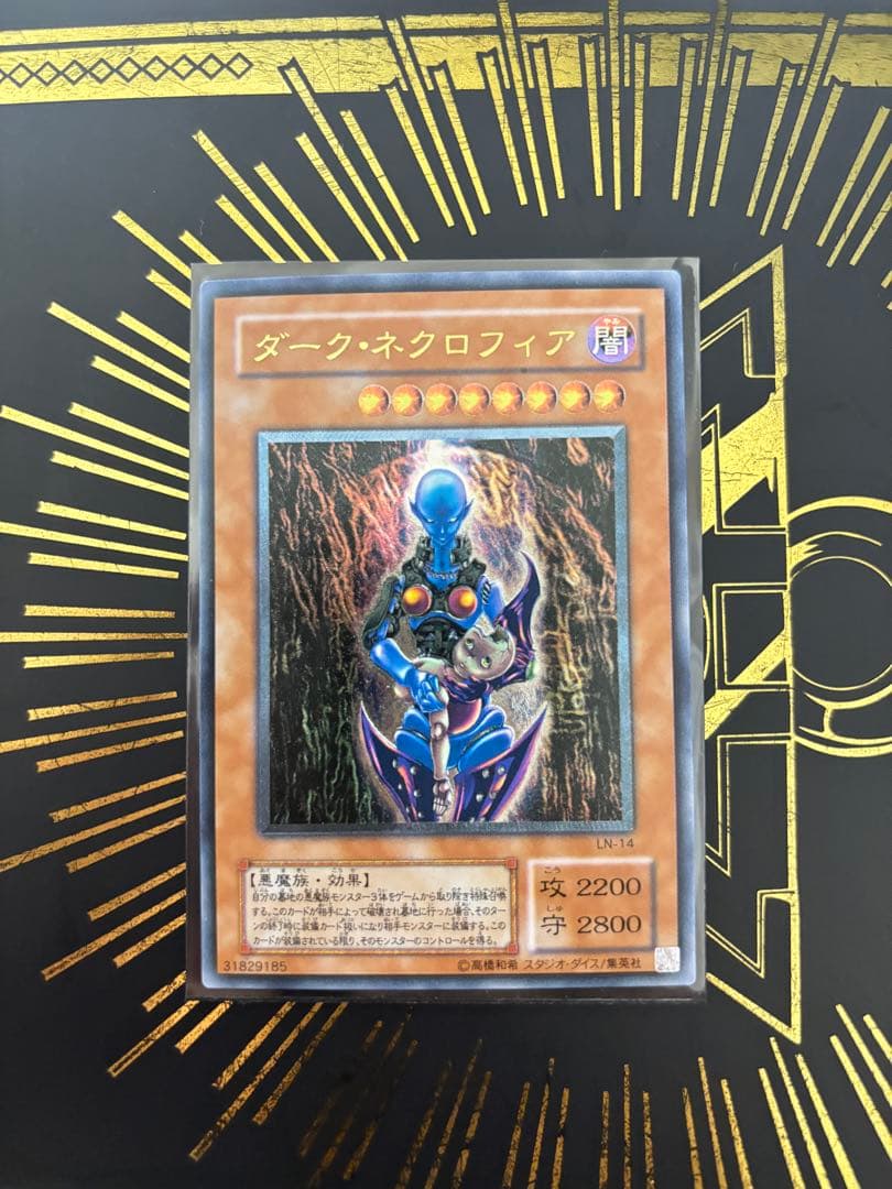 遊戯王　ダーク・ネクロフィア　レリーフ　良品