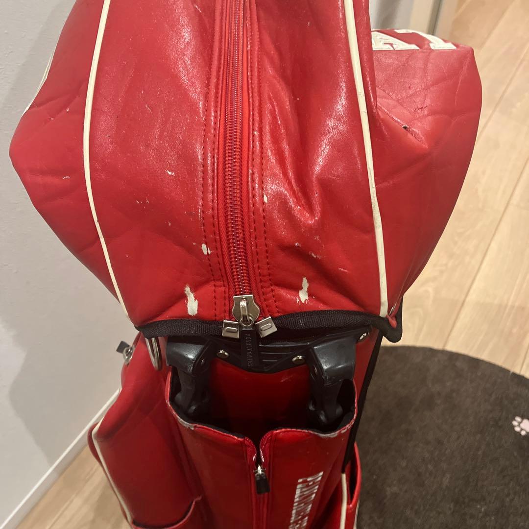 PEARLY GATES キャディバッグ 89 レッド