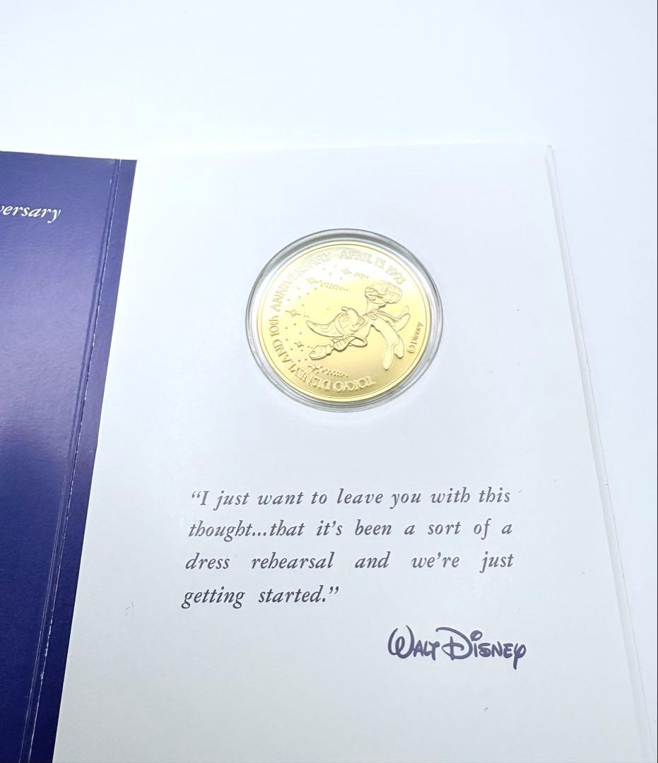 東京ディズニーランド　TDL キャスト 勤続 10周年　ピンバッジ　メダルセット