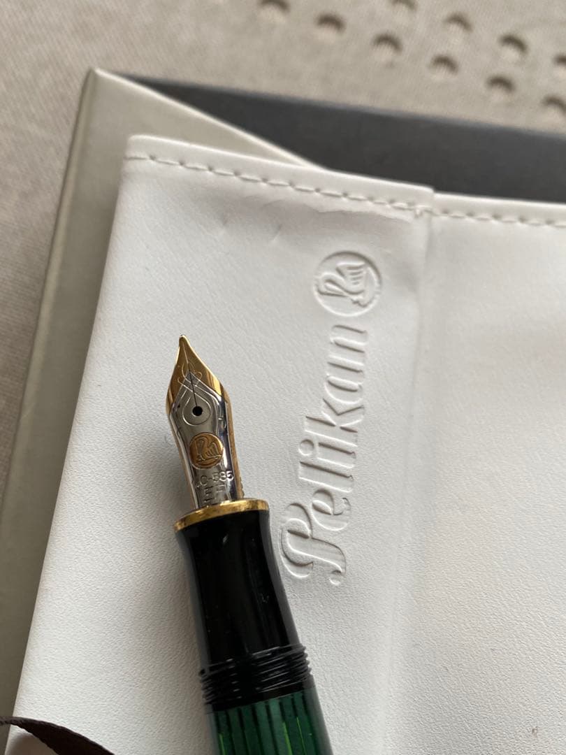 ペリカン Pelikan スーベレーンM400 緑稿　EF 万年筆