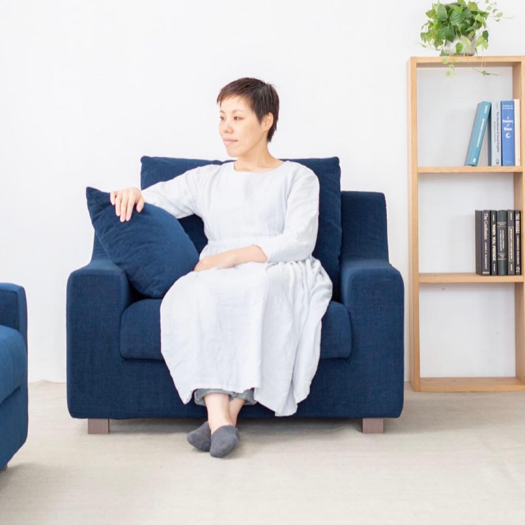 NOYES New Sugar Hi-Back 1人がけ グレー