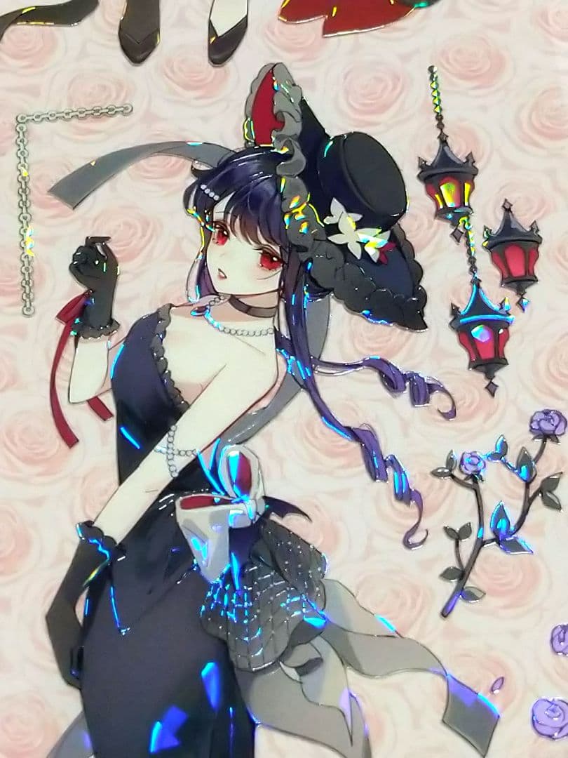 J659＃血瞳刺杀团(贝壳光)studiovi切り売り海外人物マステ女の子