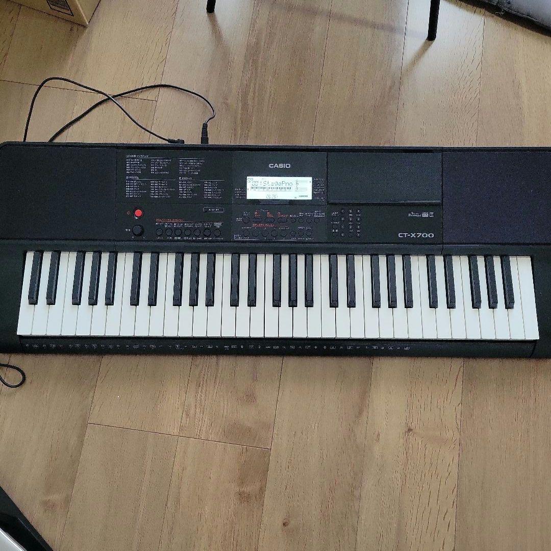 CASIO CT-X700 電子キーボード 61鍵盤 ペダル付き