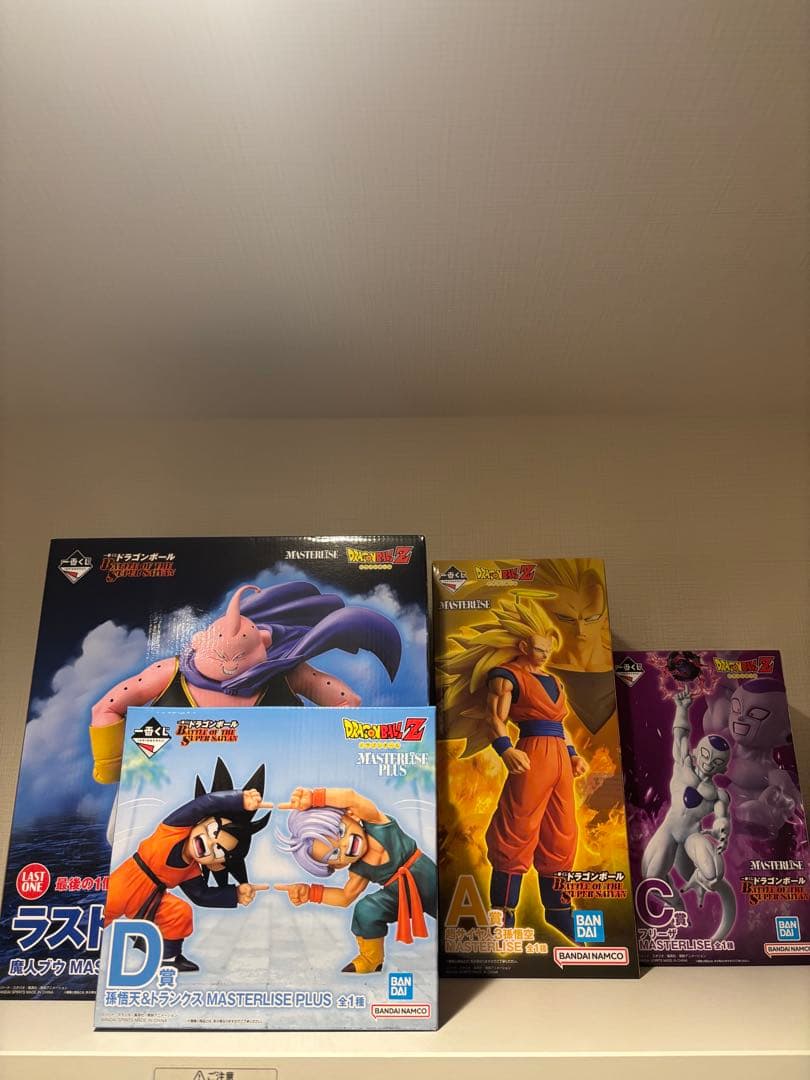 一番くじ　ドラゴンボール MASTERLISE フィギア4点と下位賞36点付き