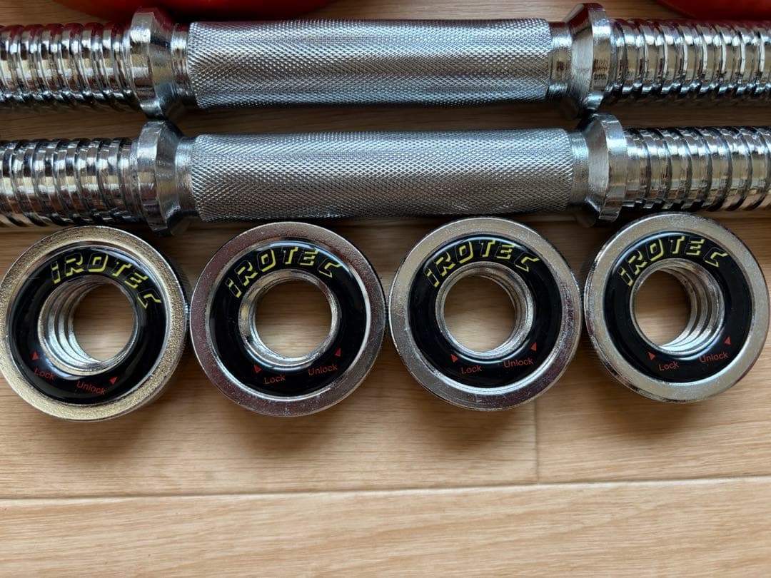 アイロテック(iROTEC)ダンベル　60KG(片手30KG×2個セット)