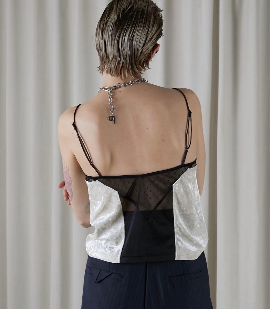 PRANK PROJECT クラッシュベロアレースキャミ