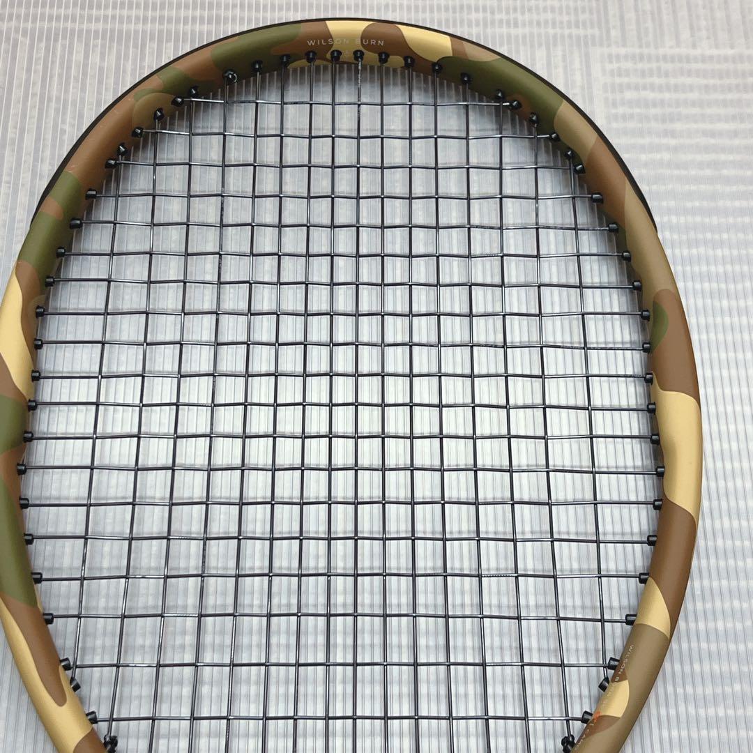【美品】Wilson BURN 95 カモフラージュ テニスラケット G2