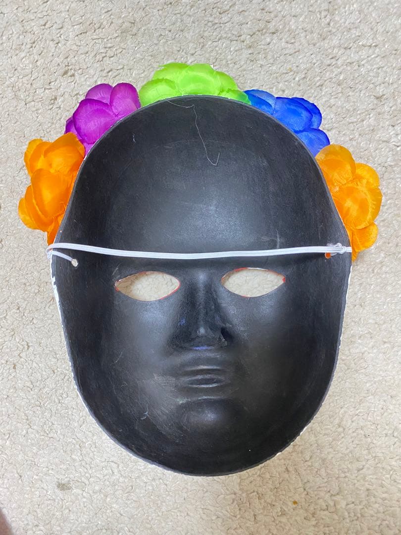 【レア！メキシコ現地品！】リメンバーミー　メキシコ　死者の日　お面　ペイント