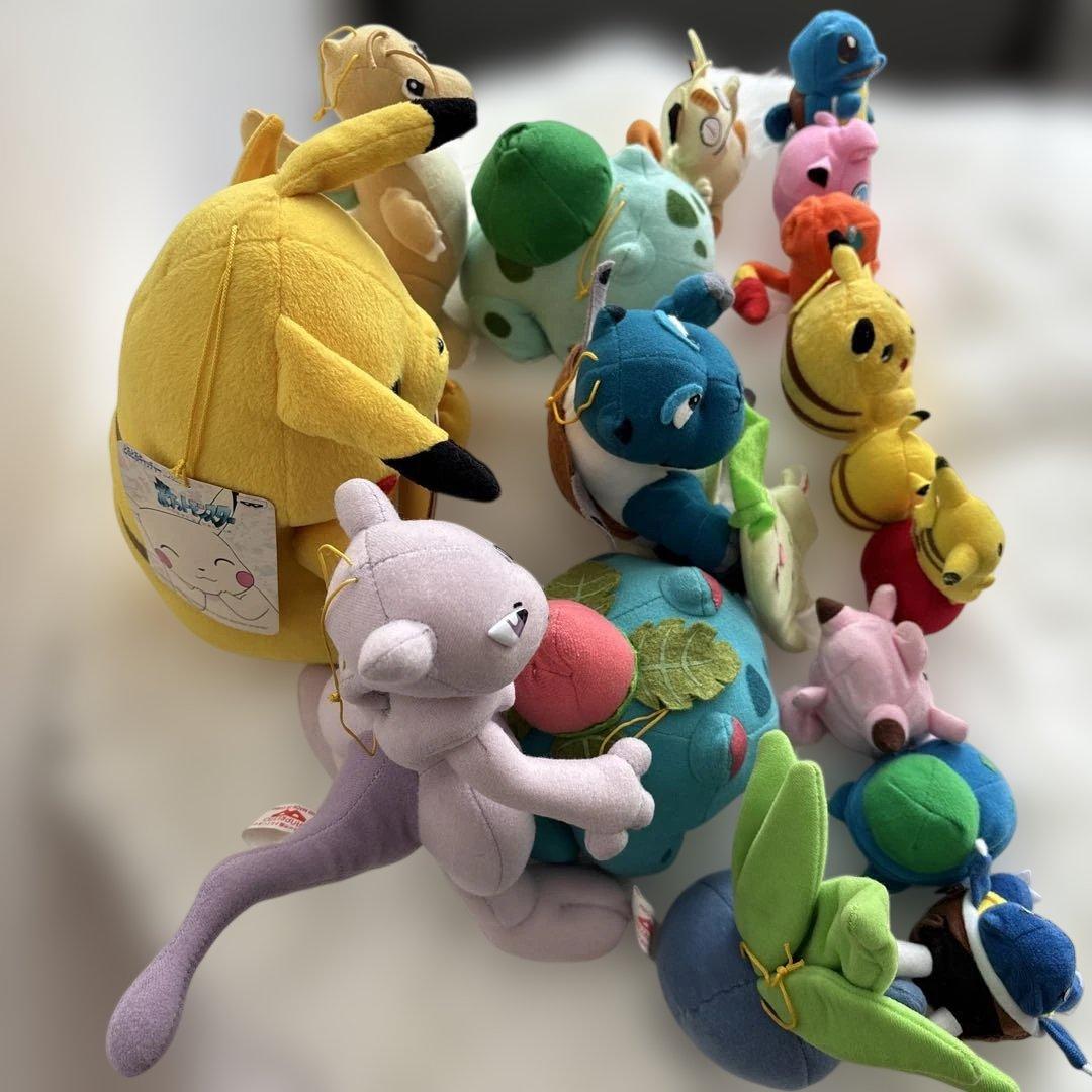 ポケモンのぬいぐるみ達