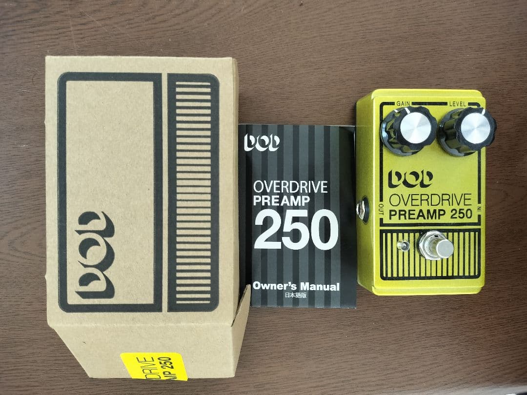 DOD OVERDRIVE PREAMP 250 箱説明書つき　オーバードライブ