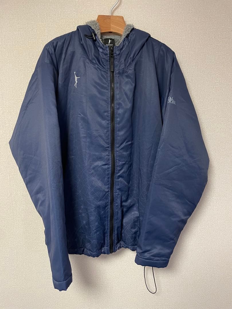 インザペイント ネイビー フリース裏地付き ウォームアップウェア 上下セット