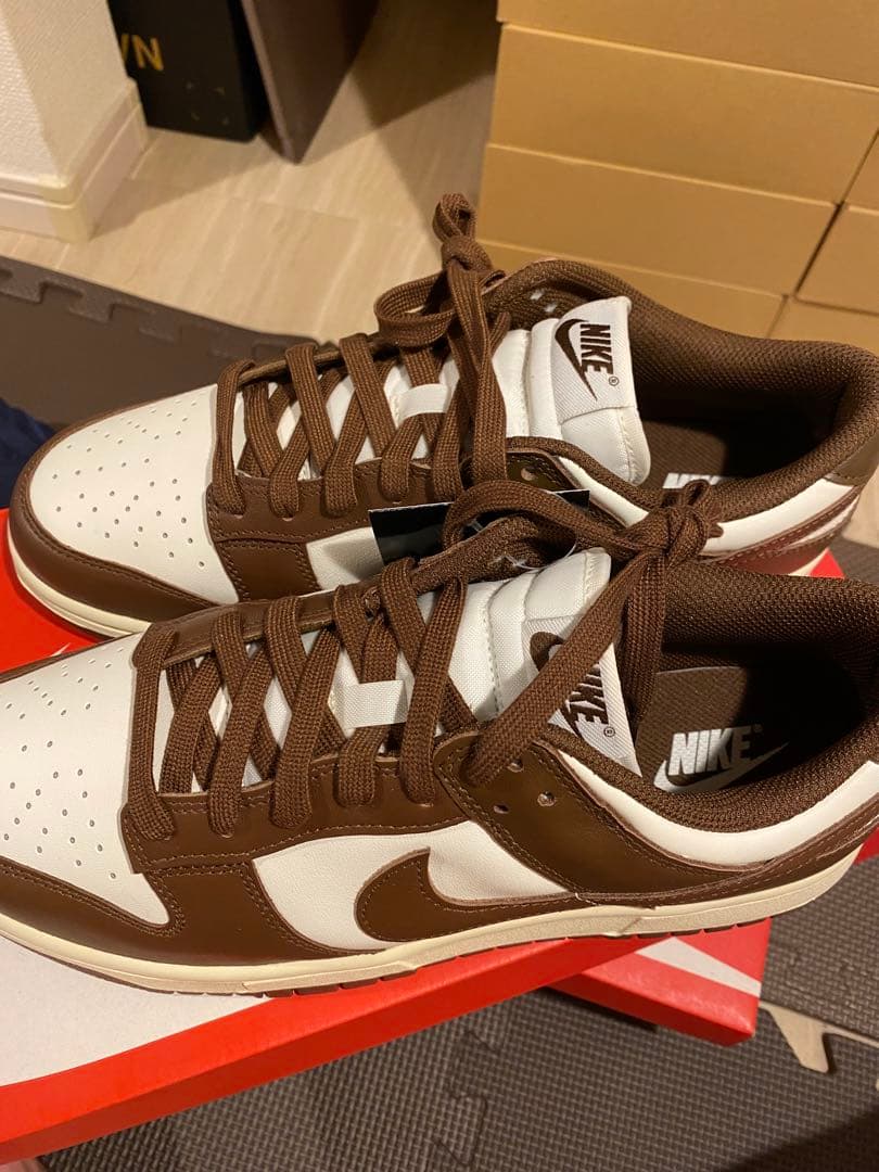 Nike Dunk ホワイト/ブラウン スニーカー