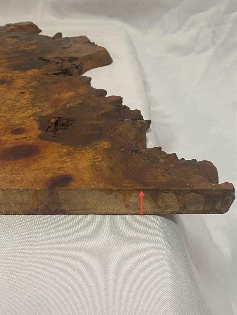 2519❣️ 花梨瘤 衝立 天然木 玉杢 花梨瘤杢