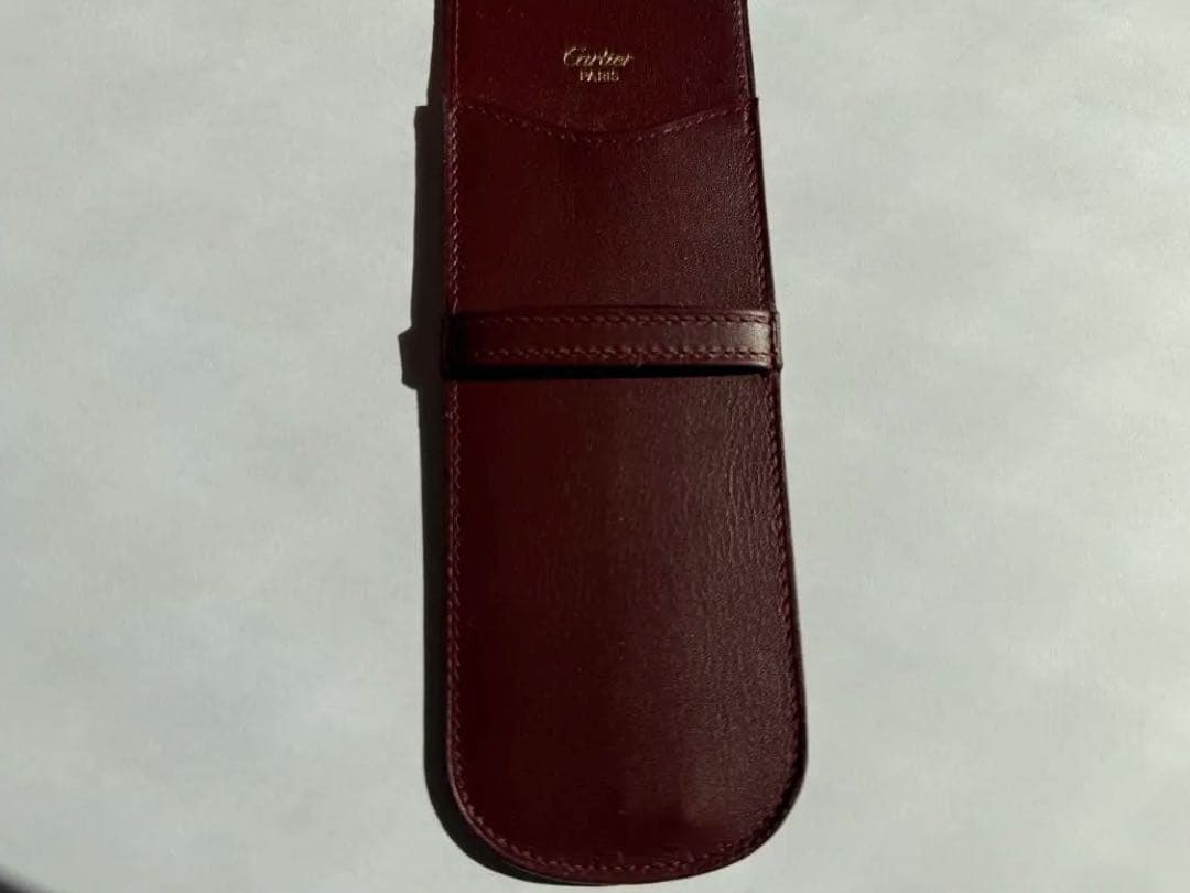 【新品・未使用】mut de Cartier レザーケースとクリーニングクロス