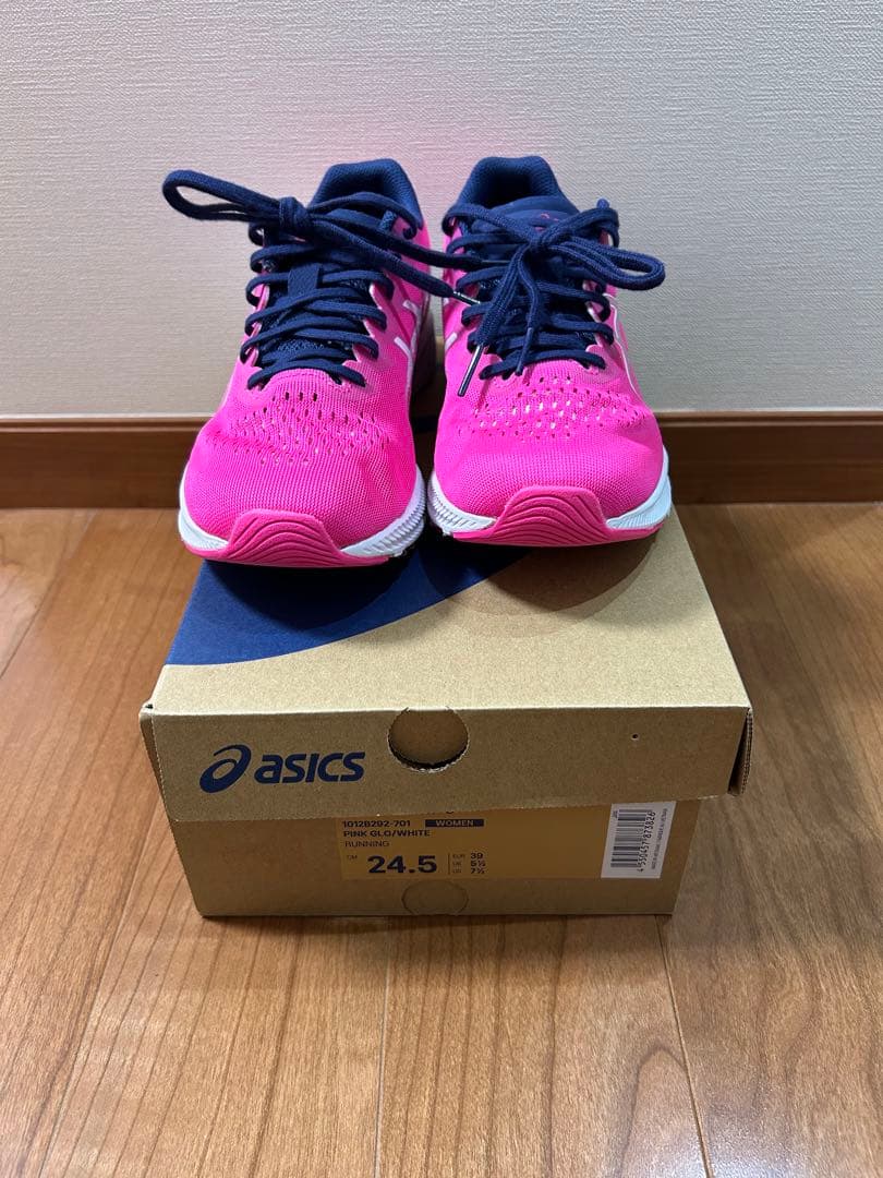 asics アシックス ターサーRP3 24.5㎝ ピンク×ネイビー