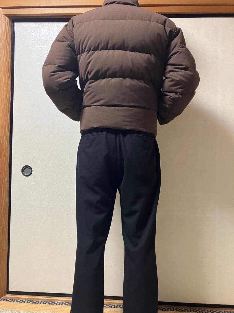 80s90s Schott ダウンジャケット 短丈 ブラウン M ヌプシ