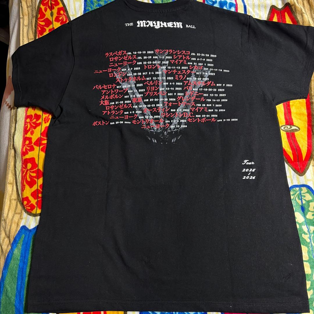 踊るか死ぬかS LADY GAGA MAYHEM BALL Tシャツ日本限定