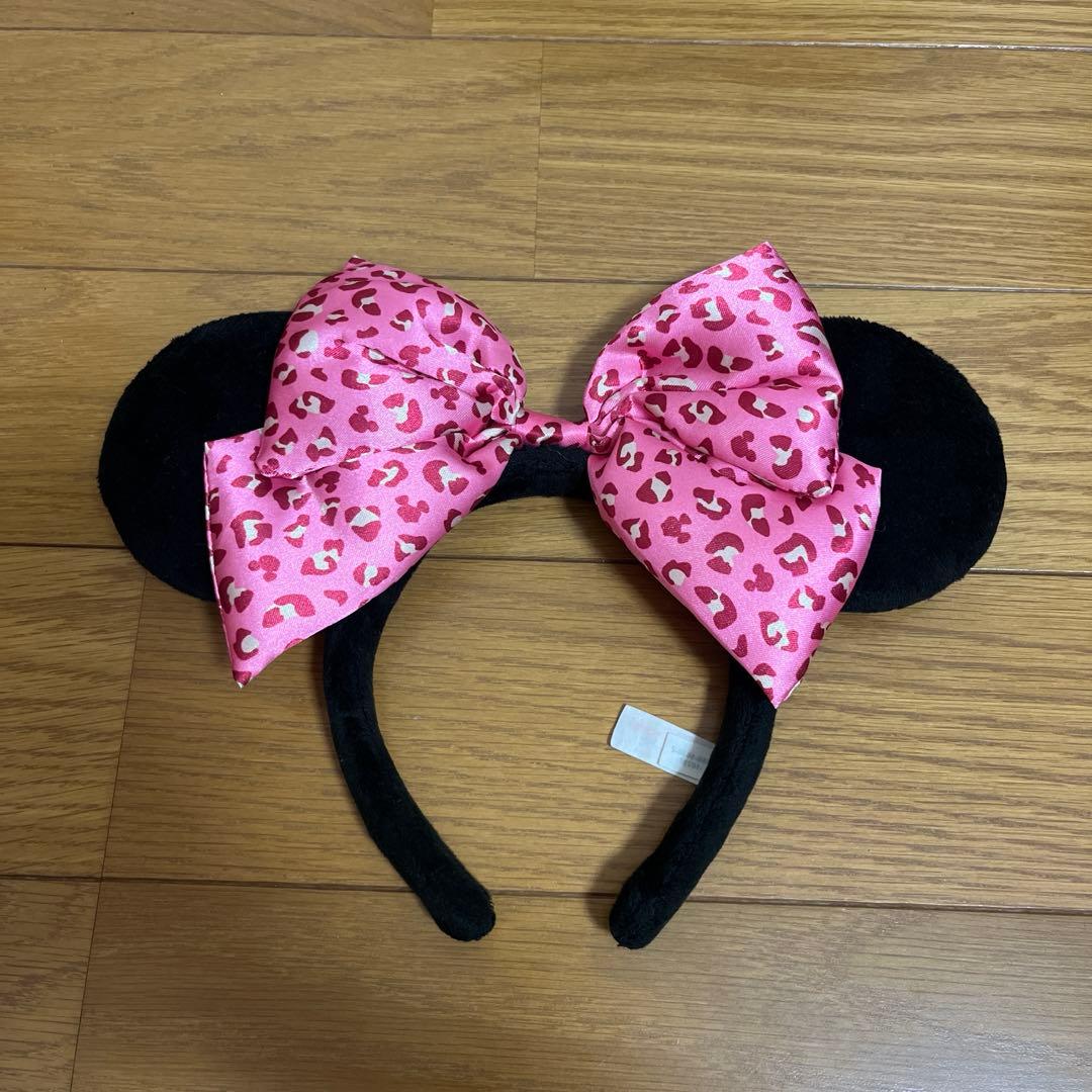 ディズニーヒョウ柄カチューシャ ピンク