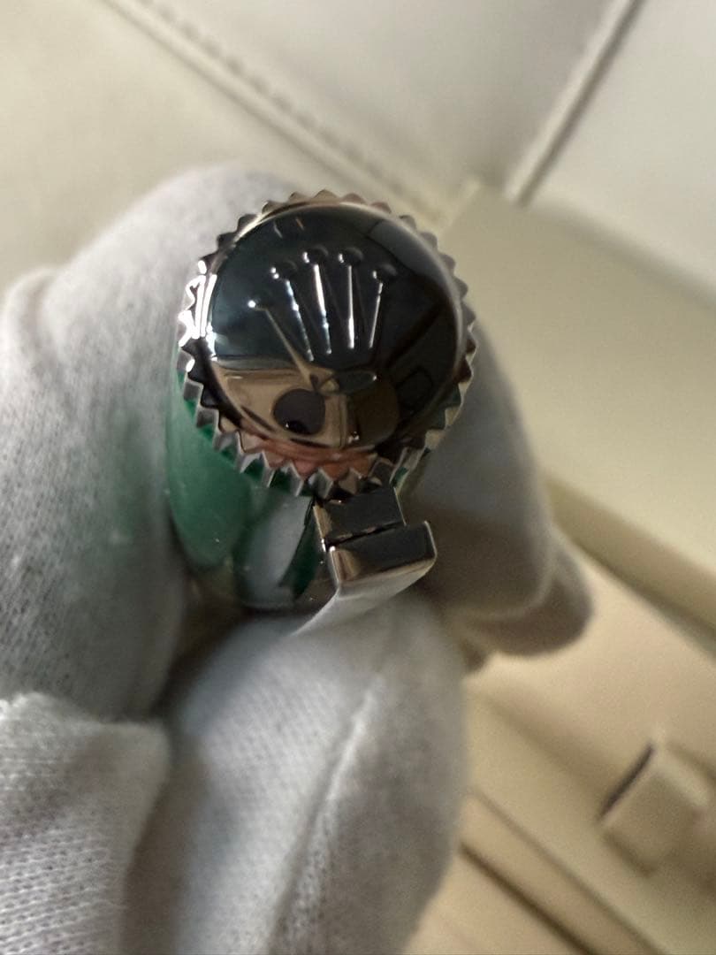 ROLEX グリーン ボールペン ノベルティ