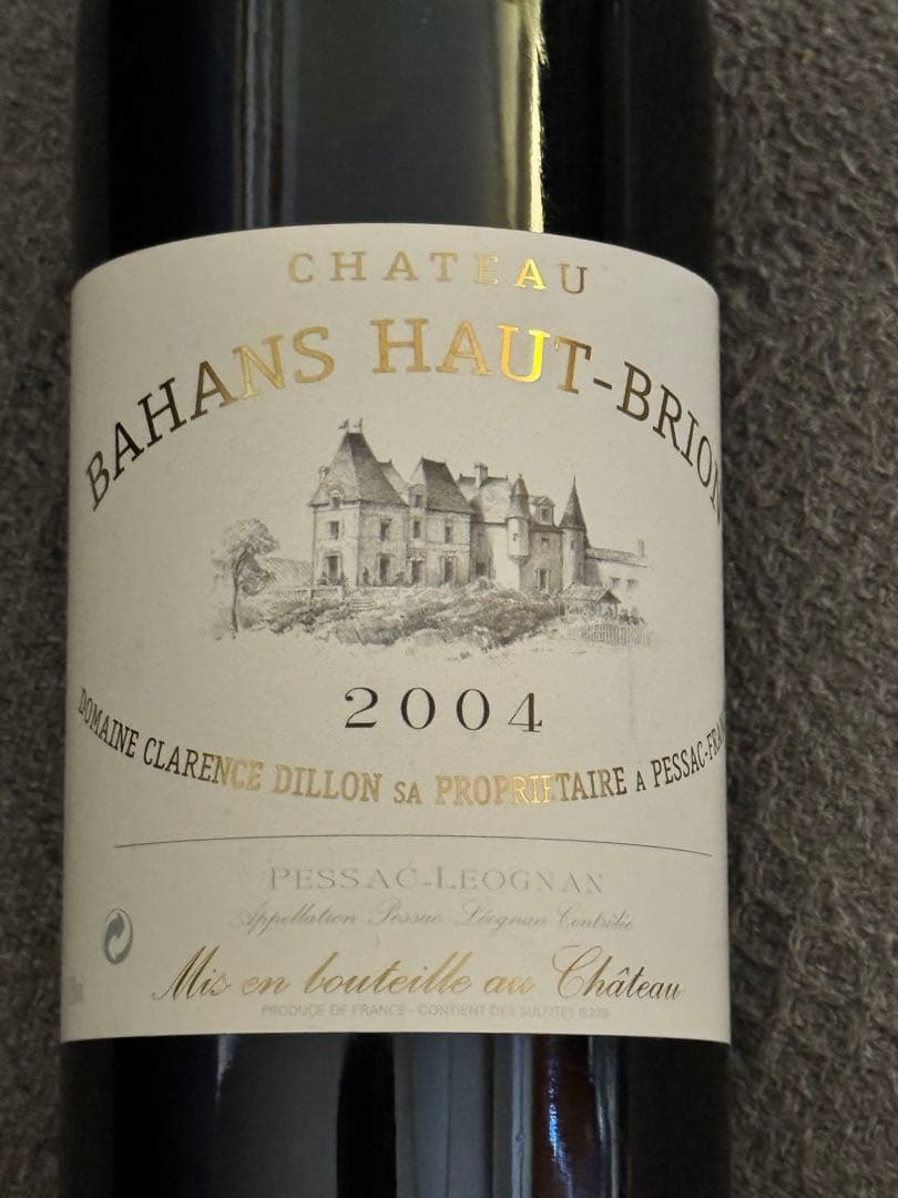 シャトー・バーン（バアン）・オー・ブリオン 2004