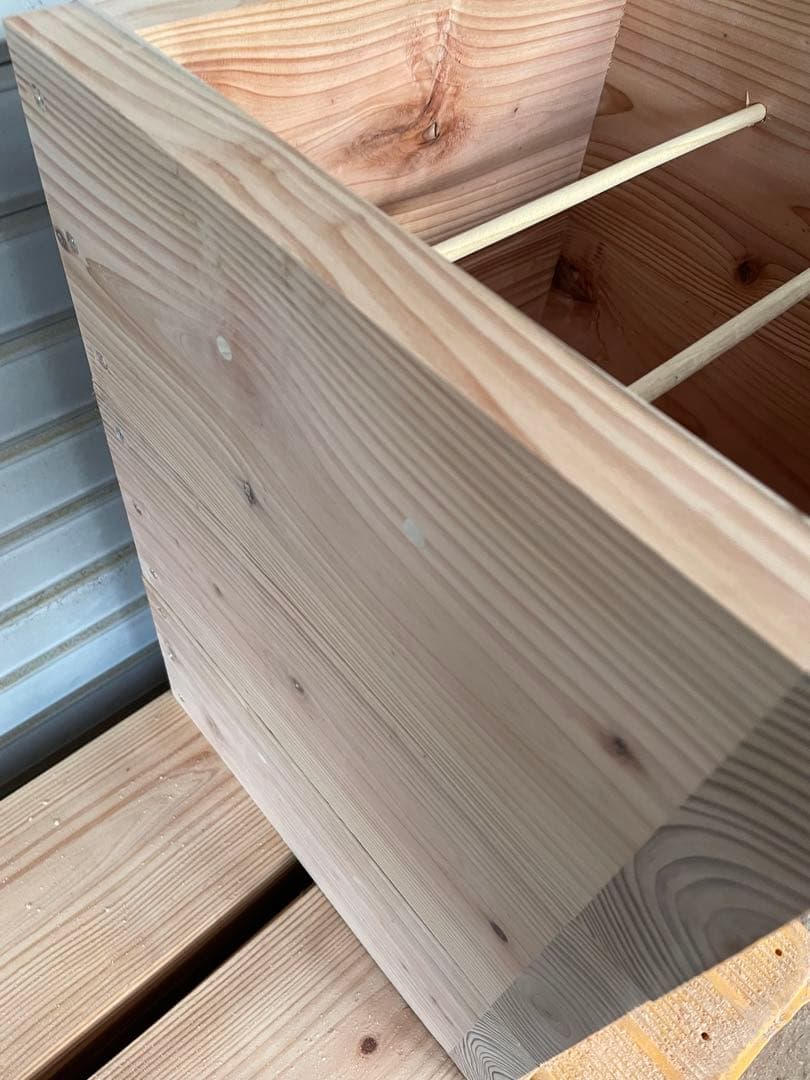 日本蜜蜂重箱式巣箱の継箱三箱！ハニーズハウス用！二セット！送料無料！