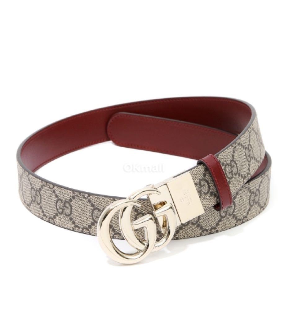 GUCCI GGキャンバス柄 ベルト