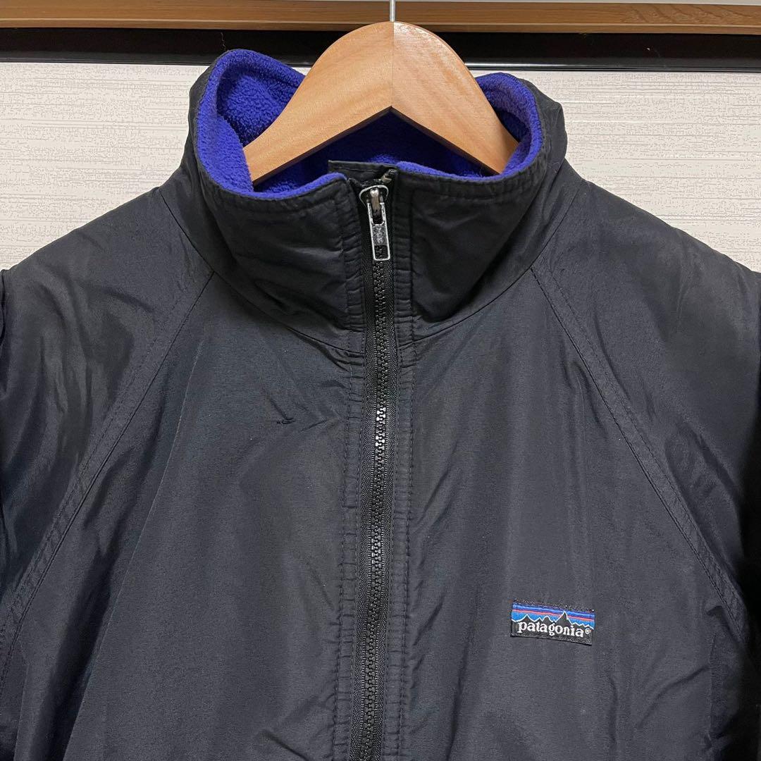 80s Patagonia シェルドシンチラ /黒 USA製 Mサイズ