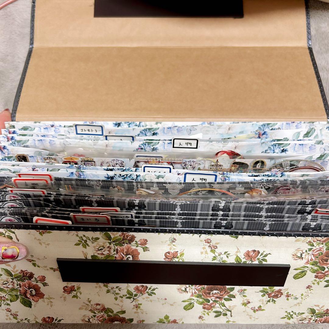 コラージュ用品まとめ売り　デザペ・トレペ・海外マステ・人物ステッカー・ナモンさん