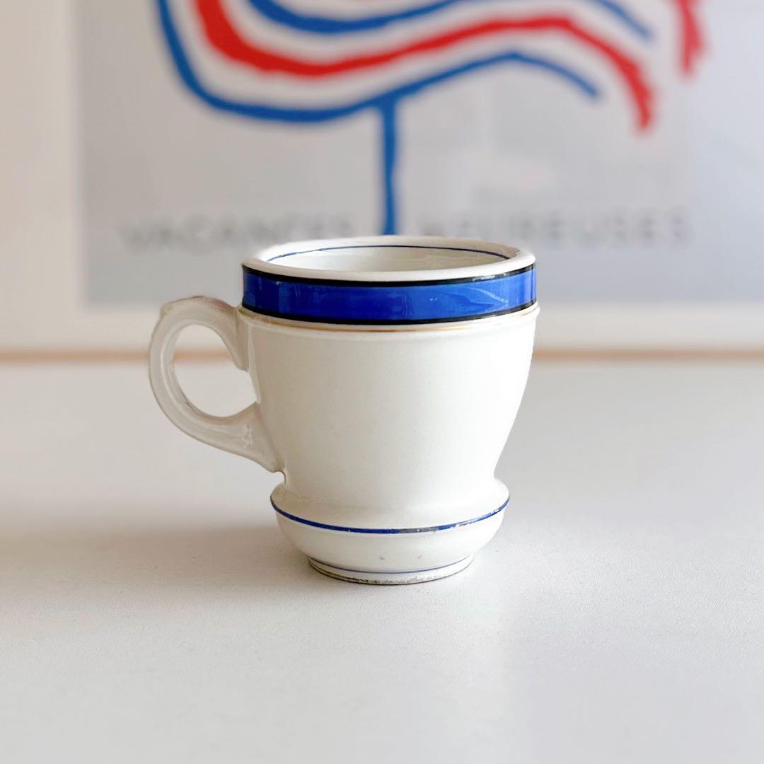 アンティーク ブリュロ コーヒーカップ フランス