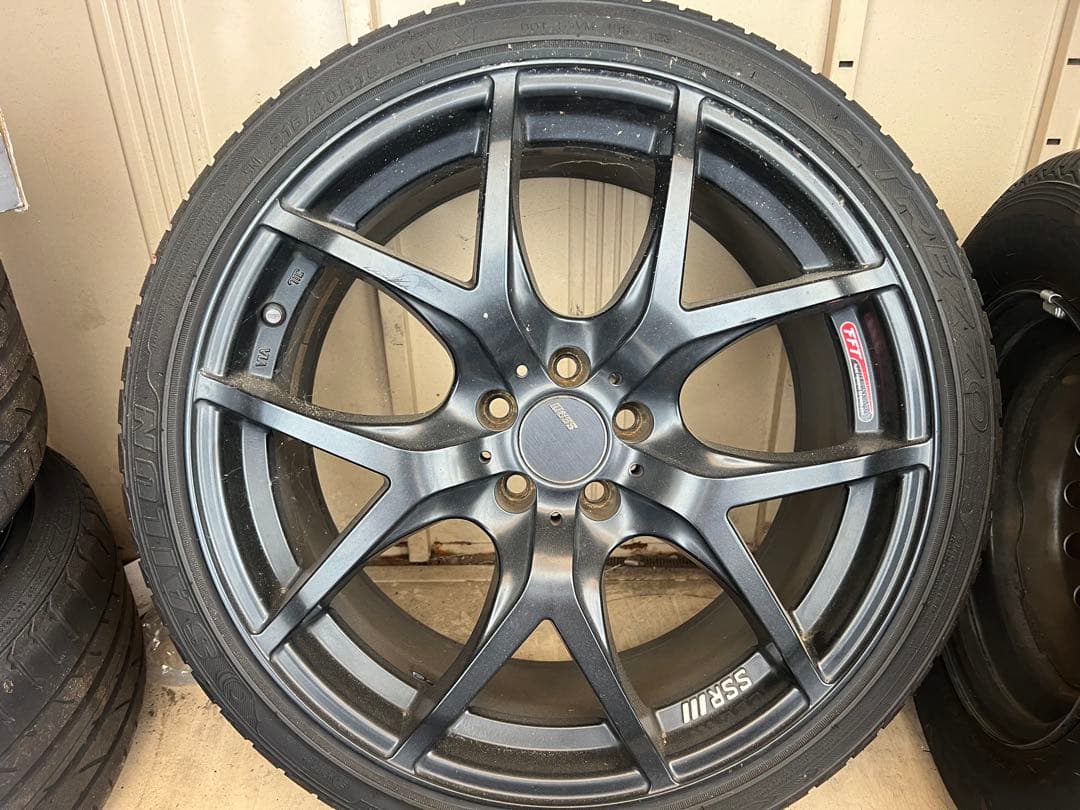 ミラSSR GTV03 18インチ8.5J+44 pcd100 5h 4本