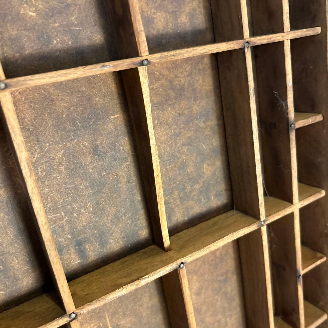 フランスアンティーク　ビンテージ プリンタートレイ 蚤の市 古道具 大きめ