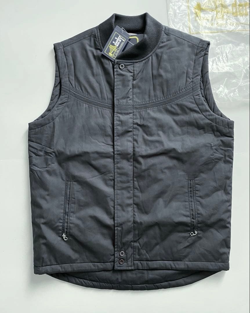 derby of san francisco vestダービー ベスト 黒赤 L