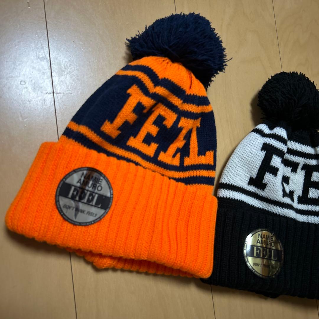 【即購入ok!!】安室奈美恵 FEEL ツアー ニットキャップ2色セット